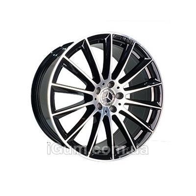 Диски Replica Mercedes (MR580) 9x20 5x112 ET34 DIA66,6 (BKF)