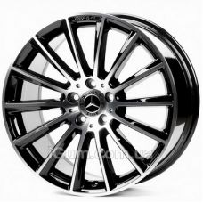 Replica Mercedes (MR822) 8x18 5x112 ET42 DIA66,6 (black machined face)