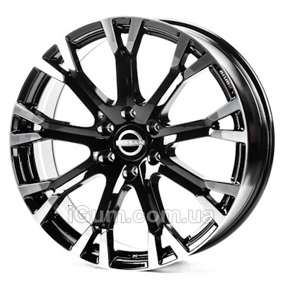Диски Replica Nissan (NS3269) 8x22 6x139,7 ET30 DIA78,1 (black machined face)
