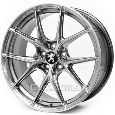 Диски Replica Peugeot (FF47) 8x18 5x108 ET38 DIA73,1 (hyper black)