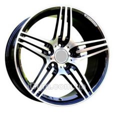 Диски 5x112 R17 в Дніпрі Replica Mercedes (RDW202) 8x17 5x112 ET40 DIA66,6 (gloss black machined face)