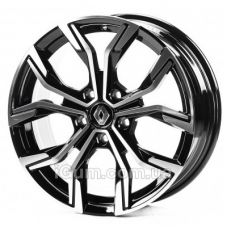 Replica Renault (RN17367) 7x17 5x114,3 ET45 DIA66,1 (gloss black machined face)