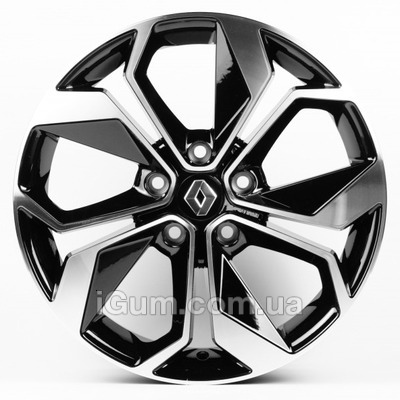 Диски Replica Renault (RN5168) 7x17 5x114,3 ET40 DIA66,1 (gloss black machined face)