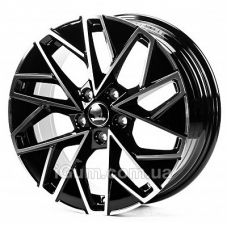 Replica Skoda (SK17444) 7x17 5x112 ET45 DIA57,1 (gloss black machined face)