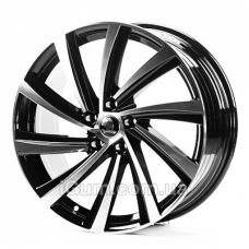 Replica Skoda (SK18304) 8x18 5x112 ET44 DIA57,1 (gloss black machined face)
