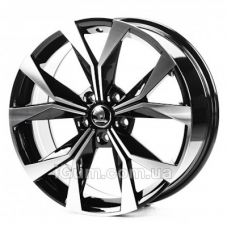 Replica Skoda (SK18726) 7,5x18 5x112 ET38 DIA57,1 (gloss black machined face)