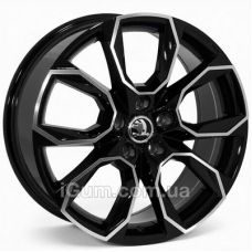 Replica Skoda (SK690) 8,5x19 5x112 ET45 DIA57,1 (black machined face)