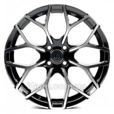 Диски 4x100 R17 в Днепре Replica Smart (449) 7,5x17 4x100 ET25 DIA60,1 (gloss black machined face)