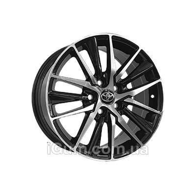 Диски Replica Toyota (TY1638) 7,5x17 5x114,3 ET45 DIA60,1 (gloss black machined face)