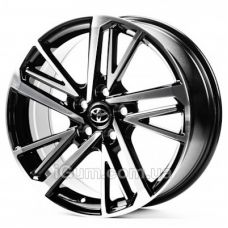 Replica Toyota (TY3136) 8x18 5x114,3 ET50 DIA60,1 (black machined face)