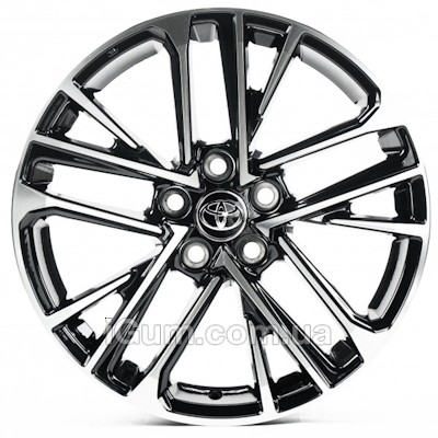 Диски Replica Toyota (TY3214) 8x18 5x114,3 ET50 DIA60,1 (gloss black machined face)