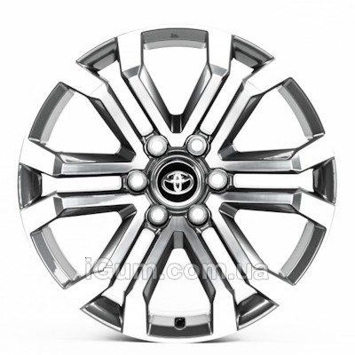 Диски Replica Toyota (TY3270) 8,5x20 6x139,7 ET25 DIA106,1 (gun metal machined face)