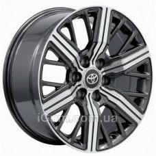 Replica Toyota (TY392) 8,5x20 6x139,7 ET25 DIA95,1 (gun metal machined face)