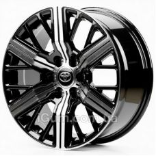 Replica Toyota (TY392) 8,5x20 6x139,7 ET25 DIA95,1 (black machined face)