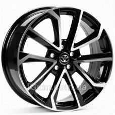 Replica Toyota (TY408) 7,5x17 5x114,3 ET45 DIA60,1 (black machined face)
