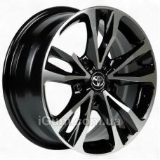 Replica Toyota (TY415) 7x17 5x114,3 ET45 DIA60,1 (black machined face)