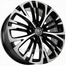 Replica Toyota (TY444) 7x18 5x114,3 ET45 DIA60,1 (black machined face)