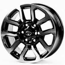 Replica Toyota (TY471) 7,5x18 6x139,7 ET25 DIA106,1 (black machined face)