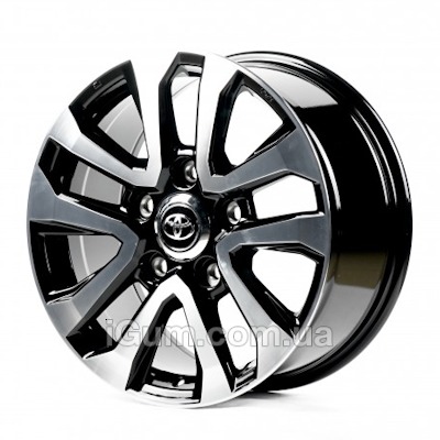 Диски Replica Toyota (TY706) 8,5x18 5x150 ET58 DIA110,1 (black machined face)
