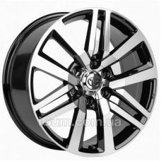 Replica Toyota (TY8002) 7,5x18 6x139,7 ET20 DIA106,1 (black machined face)
