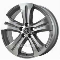Replica Toyota (TY9008) 7,5x19 5x114,3 ET35 DIA60,1 (gun metal machined face)