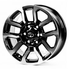 Replica Toyota (TY962) 7,5x17 6x139,7 ET25 DIA106,1 (black machined face)