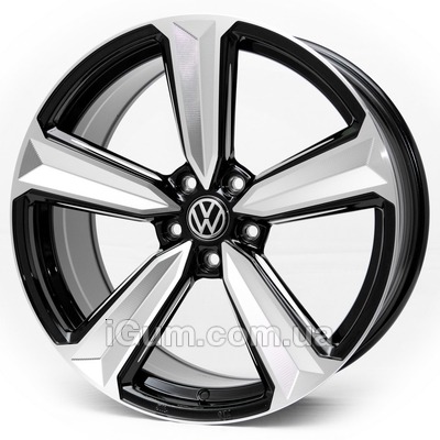 Диски Replica Volkswagen (FF18) 8,5x19 5x112 ET30 DIA66,6 (gloss black milled face)