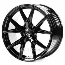 Replica Volkswagen (VV19247) 8x19 5x112 ET38 DIA57,1 (gloss black machined face)