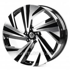 Replica Volkswagen (VV21846) 8,5x21 5x112 ET40 DIA57,1 (gloss black machined face)