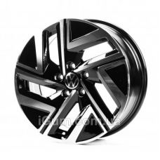 Replica Volkswagen (VV3308) 7x17 5x112 ET46 DIA57,1 (black machined face)