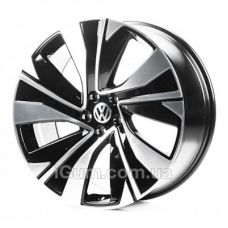 Replica Volkswagen (VV3336) 9x21 5x112 ET34 DIA57,1 (black machined face)