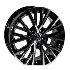 Шины Replica Volkswagen (VV5213) 6,5x15 5x112 ET35 DIA57,1 (black machined face)