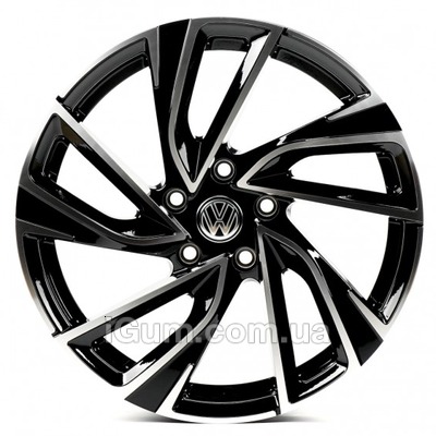 Диски Replica Volkswagen (VV5481) 7,5x19 5x112 ET42 DIA57,1 (black machined face)