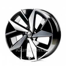 Replica Volkswagen (VV5647) 8x20 5x112 ET45 DIA57,1 (gloss black machined face)