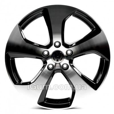 Диски Replica Volkswagen (VV989) 7x16 5x112 ET45 DIA57,1 (gloss grey machined face)