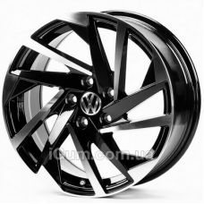 Replica Volkswagen (VW170) 7,5x18 5x112 ET40 DIA57,1 (black machined face)