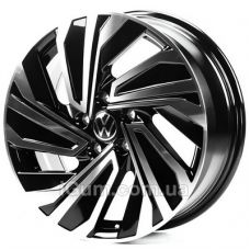 Replica Volkswagen (VW3307) 7x17 5x112 ET46 DIA57,1 (black machined)