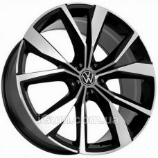 Replica Volkswagen (VW3483) 9x21 5x112 ET34 DIA57,1 (black machined)