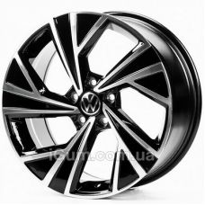Replica Volkswagen (VW3484) 7,5x17 5x112 ET35 DIA57,1 (black machined)