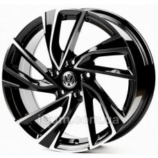 Replica Volkswagen (VW3567) 8x19 5x112 ET40 DIA57,1 (black machined)