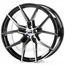 Replica Volvo (V21826) 9x21 5x108 ET38,5 DIA63,4 (gloss black machined face)