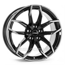 Диски Rial Lucca 8x18 5x108 ET45 DIA70,1 (diamond black front polished)