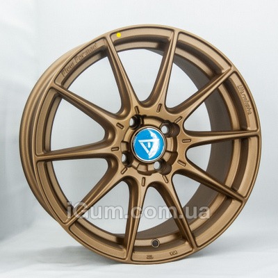 Диски VLF VLF02 6,5x15 4x100 ET35 DIA73,1 (matt bronze)