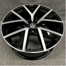 Volkswagen OEM 760601025Q Braga 9x20 5x112 ET33 DIA66,6 (high gloss black polished)