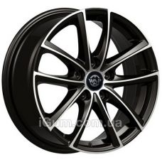 WSP Italy Audi (WD001) Praslin 7x17 5x112 ET40 DIA57,1 (gloss black polished)