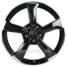 WSP Italy Audi (WD005) Formentera 7x18 5x112 ET43 DIA57,1 (gloss black polished)