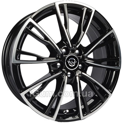 Диски WSP Italy Audi (WD006) Lugano 7,5x17 5x112 ET38 DIA66,6 (gloss black polished)