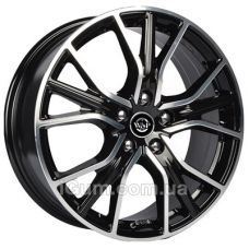 WSP Italy Toyota (WD004) Zurich 7,5x18 5x114,3 ET45 DIA (gloss black polished)