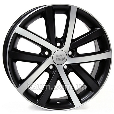 Диски WSP Italy Volkswagen (W460) Rheia 6,5x16 5x112 ET54 DIA57,1 (gloss black polished)
