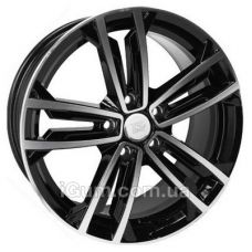 WSP Italy Volkswagen (W471) Naxos 7,5x18 5x112 ET49 DIA57,1 (gloss black polished)